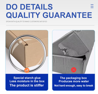 Boîte de présentation en papier kraft ondulé personnalisé boîte de papier pour serviettes de supermarché