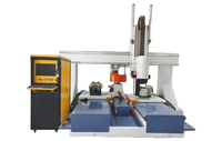 Multifonctionnel OEM ODM 5 axes et 360 °   Machines de fraisage CNC rotatives pour l'industrie de la sculpture sur bois