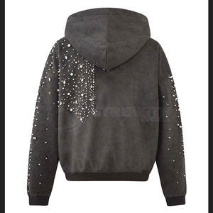 Nouvel Arrivage : Sweats à Capuche Homme avec Strass – Modèle Adulte Très Vendu - Product Image 2
