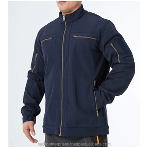 2023 Veste de bombardier légère Softshell coupe ajustée pour hommes Veste Softshell légère - Product Image 2