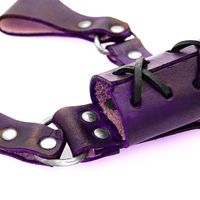 Haute qualité droitier renaissance cuir épée grenouille réglable 100% fait à la main en cuir véritable médiéval épée grenouille/support