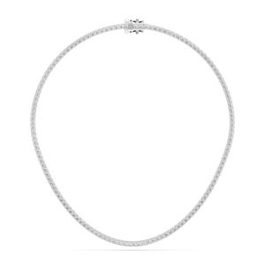 Collar de tenis de 20,20 pulgadas con diamante redondo de moissanita de 16,50 quilates de quilates en oro sólido de 10K/14K/18K para ella - Product Image 2