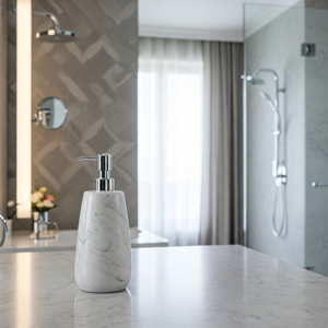 Distributeurs de savon liquide au marbre modernes Conceptions personnalisables directement du fabricant Approvisionnement en vrac pour restaurants Salles de bains à domicile - Product Image 4