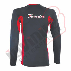 Hombres MMA Rash Guard Personalizado Anti-UV Manga Larga Fitness Ropa Transpirable Poliéster Spandex Frente Logo Sublimación Impreso - Product Image 5