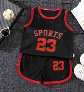 Wholesale Summer Children's Sportswear Cotton Short Sleeve <b>Track</b> Suit Jogger Kids' Casual Solid Short <b>T</b>-Shirt - Product Image 6