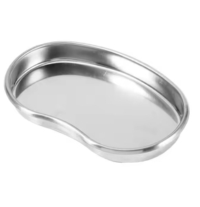 Bandeja de riñón médica de acero inoxidable poco profunda TAMAÑO 12CM a 30CM/plato de riñón de Hospital poco profundo/bandeja de riñón Dental hueca USA - Product Image 4