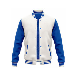 Veste universitaire personnalisée grande taille respirante imprimée avec logo brodé unisexe baseball universitaire OEM disponible été dernière tendance - Product Image 3