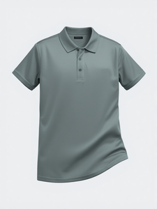 Polo à manches courtes pour homme de qualité supérieure, vêtement tricoté tendance, logo brodé personnalisé, bon prix d'exportation, OEM/ODM - Product Image 4