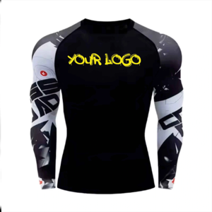 Maillots de protection personnalisés par sublimation, vente en gros, pas cher, haute qualité, pour BJJ et MMA, maillots de protection Jiu Jitsu - Product Image 4