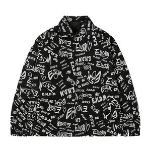 Chaquetas Bomber Casuales de Moda Urbana, Chaquetas Bomber Personalizadas con Letras Impresas para Hombre, Nuevo Diseño, Chaquetas de Moda Masculina - Product Image 1