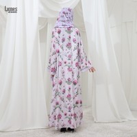 Nouvelle vente en gros de vêtements pour femmes, cardigan élégant et modeste, abaya, robe musulmane de Dubaï, style ouvert, imprimé en provenance de Turquie