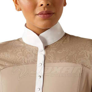 Nuevo diseño Camisa de equitación Diseña tu propia camisa de equitación Camisa de equitación transpirable - Product Image 4