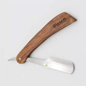 Navaja de Afeitar Plegable de Acero Inoxidable, Cuchilla de Barbero para Cortar el Cabello, Cuchilla Intercambiable, Navaja de Afeitar Recta Personalizada de Acero Inoxidable - Product Image 4