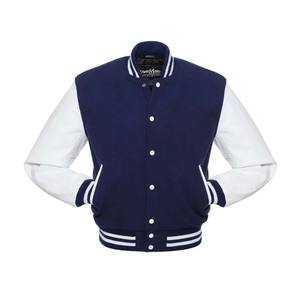 High Street Style Slim-Fit Varsity Jacket Stylish College Fashion-Design avec col montant pour l'hiver - Product Image 5