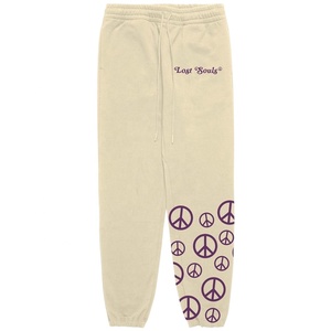Ensemble de survêtement imprimé uni en gros pour homme et femme, décontracté, streetwear d'hiver, pull-over long en coton - Product Image 3