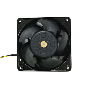 D12038D-TK พัดลมระบายความร้อนแกนความเร็วสูง120มม. 10000รอบต่อนาที12/24/48V DC ใบพัดพลาสติก120x120x38มม. กรอบโลหะ sybang - Product Image 2