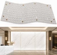 Panneau LED Flexible 24V Découpable Lumière Rétroéclairée 6000K pour Comptoir en Marbre, Intensité Variable, Homologué UL, Décoration Intérieure
