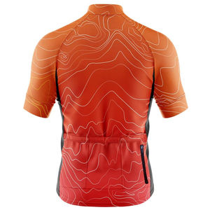 Maillot de cyclisme de style été pour hommes, matériau respirant à séchage rapide et tendance avec nom d'équipe personnalisable pour adultes - Product Image 2