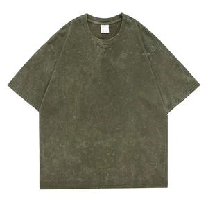 Camiseta de manga corta de verano para mujer, Camiseta de algodón peinado de 200g para mujer, camisetas superiores Y2k, camiseta de gran tamaño - Product Image 4