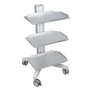 Carro <span class=keywords><strong>de</strong></span> almacenamiento médico <span class=keywords><strong>de</strong></span> tres capas <span class=keywords><strong>de</strong></span> aleación <span class=keywords><strong>de</strong></span> aluminio Transferencia conveniente Estable y duradero - Product Image 1