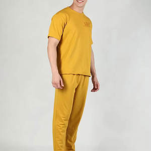 Camisetas y pantalones de algodón con logotipo personalizado Ropa de entrenamiento y jogging Camisetas y pantalones de hombre - Product Image 3