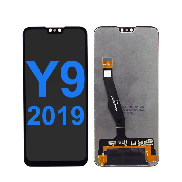 High Quality 1 Year Warranty Original Touch Screen Digitizer for Y9 2019 LCD Screen Replacement 100% Tested