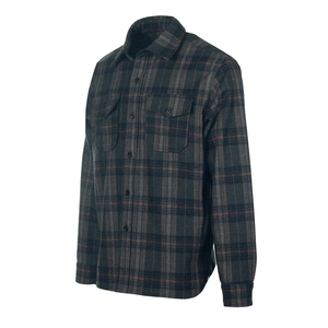 เสื้อเชิ๊ตผ้าสักหลาดลำลองสำหรับผู้ชายเสื้อเชิ๊ตผ้าสักหลาดลายสก๊อตแฟชั่นแนวสตรีทเครื่องแต่งกายใส่ในชีวิตประจำวันมีสไตล์เสื้อเชิ๊ตผ้าสักหลาดสำหรับผู้ชาย - Product Image 2