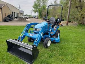 Used LS Mini <b>Tractor</b> with Front <b>Loader</b> and <b>Backhoe</b> Diesel Engine 9 Ton Rated Load MOOG Hydraulic Pump for Personal Use For Sale - Product Image 6