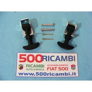 Crochets de fixation en caoutchouc pour Fiat 500 & 126, pour pare-chocs avant ou arrière - Product Image 1
