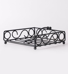 Metal Napkin Stand <b>Tissue</b> Paper Towel Dispenser Dining Table Decor Accessory <b>Kitchen</b> Hotel Office Storage <b>Holders</b> Racks - Product Image 2