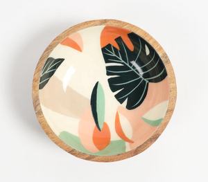 ชามไม้ธรรมดาเคลือบแบบนามธรรมออกแบบได้ตามต้องการ - Product Image 3