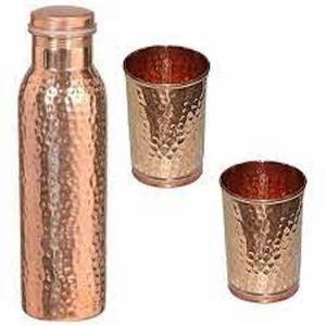 Bouchon de bouteille d'eau en cuivre émaillé, isolation thermique, écologique, pour camping en extérieur, design moderne pour la maison et la cuisine, à boire directement - Product Image 2