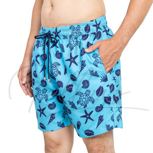 Pantalones Cortos de Playa para Hombre al por Mayor, con Cintura Elástica Cómoda, 100% Poliéster, Impresión Digital, Secado Rápido y Transpirables - Product Image 6