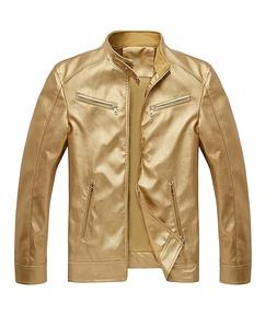 Chaquetas de Moda de Invierno para Hombre, Hechas a Medida, de Cuero Vacuno Ecológico de Alta Calidad, con Mangas Largas, Precios Competitivos - Product Image 1