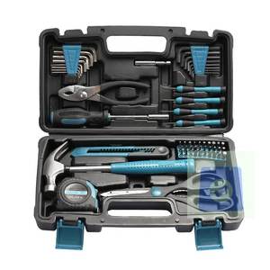 Ensemble d'outils Makita 45 pièces en acier au carbone, coffret rigide, clés à douille manuelles, tournevis, usage domestique - Product Image 4