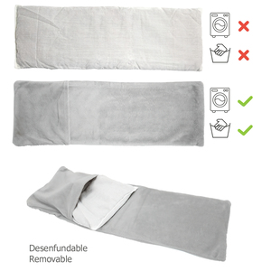 Sacchetto per semi riscaldabile nel microonde con copertura rimovibile 45 x 15 cm. - Product Image 2