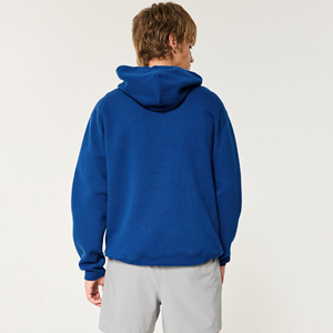 Sudadera con capucha de hombre de peso pesado de Venta caliente con logotipo personalizado en relieve y bordado 3D Sudadera con capucha con estampado de pantalla de invierno - Product Image 2