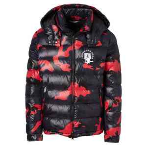 Chaqueta acolchada corta para hombre sólida de invierno 2022, abrigo de manga larga con cremallera gruesa y burbujas, cuello levantado, tela de lona, estilo Bomber - Product Image 3