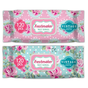 Freshmaker Kids Pocket Toallitas húmedas 15 piezas 11*19cm 35gsm Alta calidad Mejor precio Toallas de limpieza frescas - Product Image 6