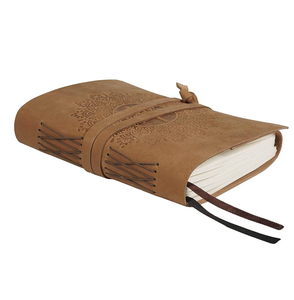 Design élégant Couverture en cuir vierge Couverture de journal intime de première qualité en cuir véritable Journal Notebook top exigeant - Product Image 4