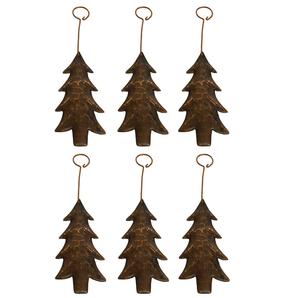 Adorno Navideño Moderno de Hierro Forjado Dorado Hecho a Mano de Alta Calidad, Diseño de Árbol de Navidad, Decoración Navideña para el Hogar - Product Image 1