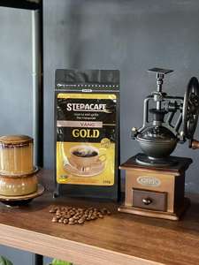 Steppacafe Café tostado y molido Oro 250g Café molido Sabroso Robusta Arábica Mezclado Tostado Afrutado Dulce Sabroso - Product Image 4