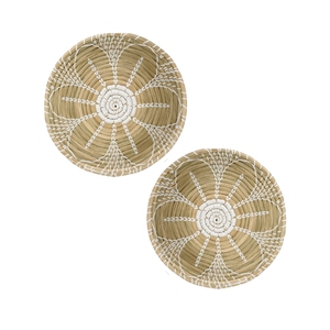 เทรนด์ยอดนิยม!!! ตะกร้าแขวนผนังทอผ้าเวียดนามคุณภาพสูงตกแต่งแฟชั่นบ้านที่เป็นธรรมชาติและหรูหราปรับแต่งได้ - Product Image 1