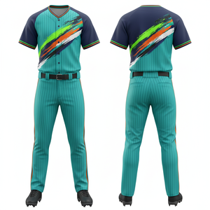 Uniformes de Béisbol Ligeros, Ropa Deportiva Personalizada para Equipos, Sublimada, de Malla, Secado Rápido, al por Mayor - Product Image 1