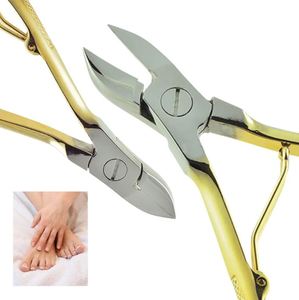 Cortauñas profesional con recubrimiento de color dorado para manicura y pedicura, cortador de uñas grueso, venta al por mayor - Product Image 6