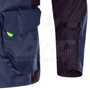 ชุดแข่งมอเตอร์ไซด์แห้งเร็วระบายอากาศได้ดีอุปกรณ์สำหรับแข่งรถสีดำสินค้ามาใหม่ - Product Image 5