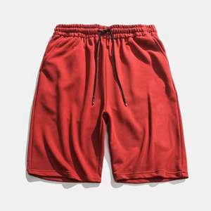 Ensemble short de motard d'été personnalisé avec logo en relief 3D Style High Street Shorts pour hommes 100% coton OEM solide - Product Image 1