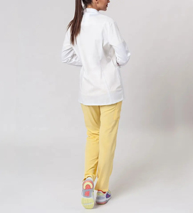 Venta caliente Stand Collar Ropa DE TRABAJO Elástico Logotipo personalizado Uniformes de hospital Scrubs Unisex Batas de laboratorio médico Scrubs Uniforme Set Ronpex - Product Image 3