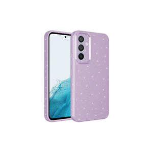 Funda de Lujo con Brillo para Samsung Galaxy A35, Acabado Elegante en Algodón, Cubierta Trasera de TPU y Silicona, Modelo 7 Plus, Protección de Cámara - Product Image 1
