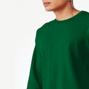 Airlume-Camiseta clásica de manga larga para hombre y mujer, Camiseta de algodón peinado y anillo, 32, 100% oz, Kelly, 4,2 - Product Image 5